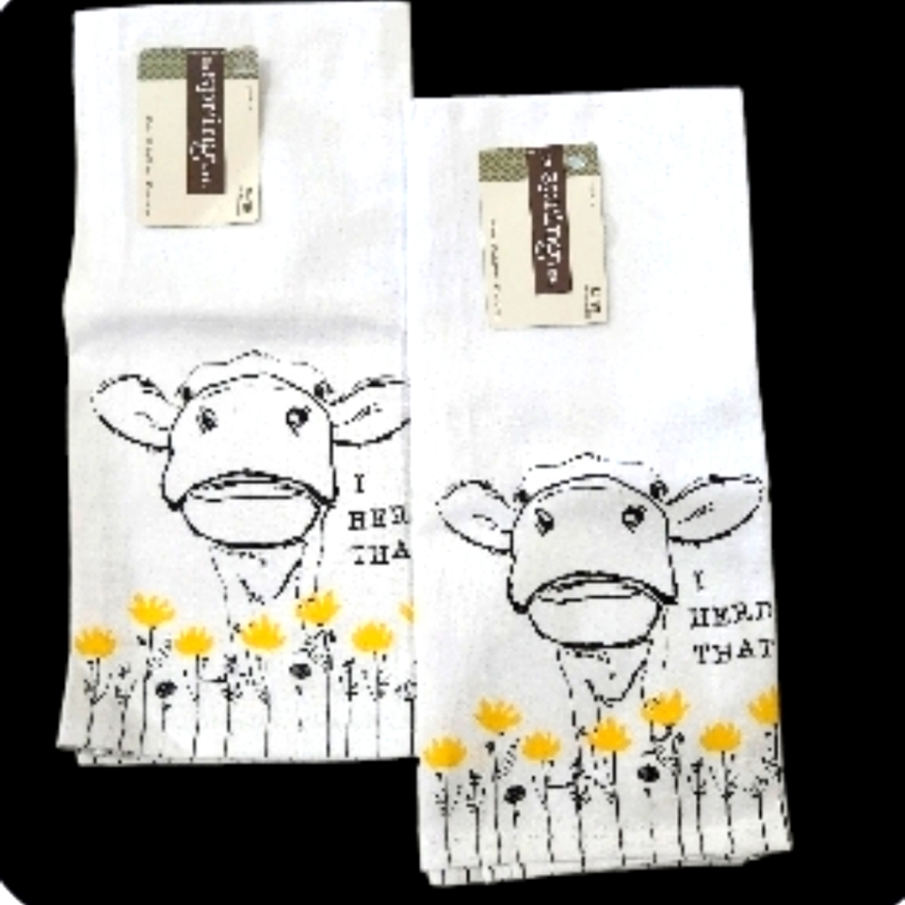 The Spring Cow Novelty Tea Towels